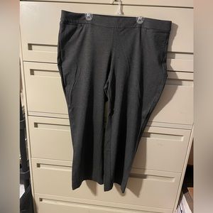 EUC Lane Bryant Ponte Gray Dress Pants Size 22/24